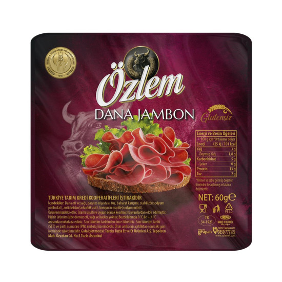 Özlem Dana Jambon 60 G