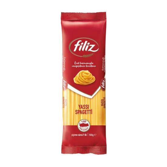 Filiz Yassı Spagetti Makarna 500 G Filiz Yassı Spagetti Makarna 500 G