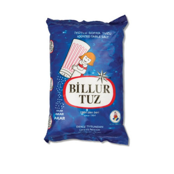 Billur Tuz Rafine İyotlu Sofra Tuzu 750 G
