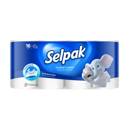 Selpak Tuvalet Kağıdı 16'lı Selpak Tuvalet Kağıdı 16'lı