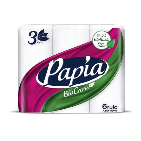 Papia Biocare Kağıt Havlu 6'lı